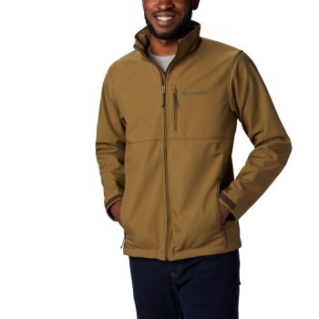 Columbia Ascender Softshell Big, Chamarras Verde Oliva Marrom Para Hombre | 296814-CMZ